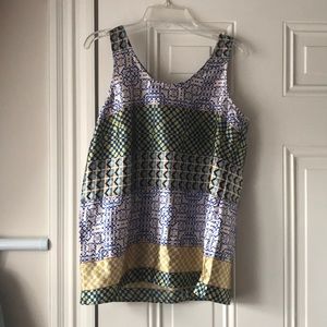 Patterned top - The Limited - bow in back